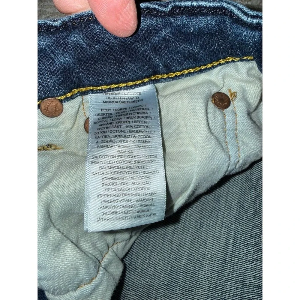Ralph Lauren Boys Jeans Dark Indigo Sz 18 authentic Hampton straight fit stretch